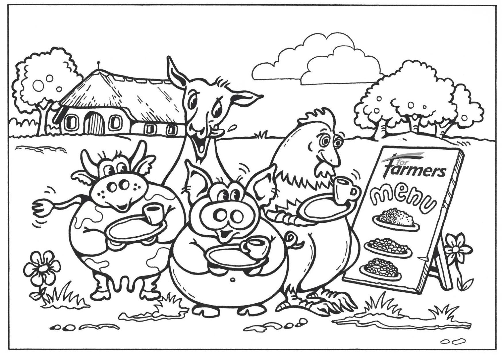 Kleurplaat For Farmers